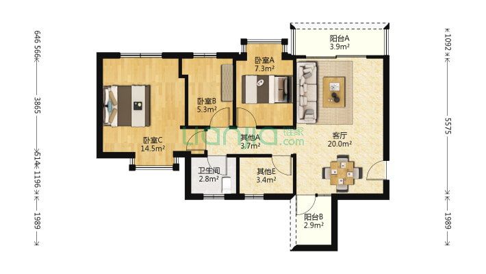 竹馨苑二手房实景图
