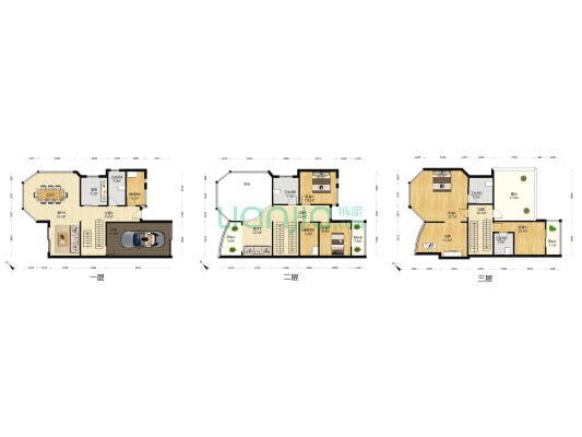 海天一色 5室2厅4卫 256平方