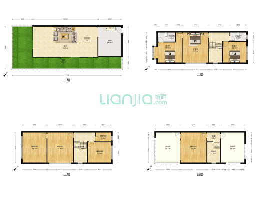 中信红树山 3室1厅2卫 160平方
