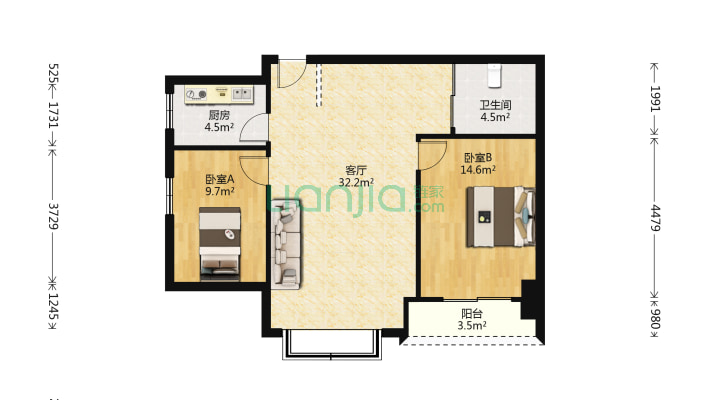 汉正大厦二手房实景图