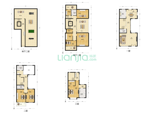 万科观承别墅 4室2厅5卫 358平方