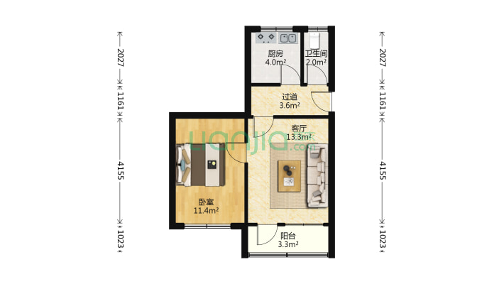 电前村二手房实景图