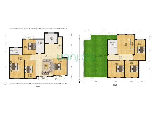 景苑 7室1厅3卫 229平方