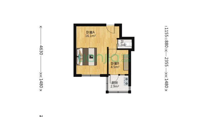 小保定街二手房实景图