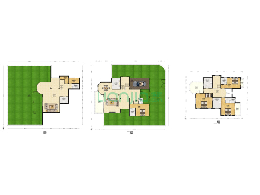 蓝光观岭国际社区翡翠岭 4室2厅8卫 364平方