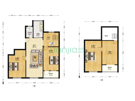 蔡汇河头散盘 4室1厅1卫 100平方