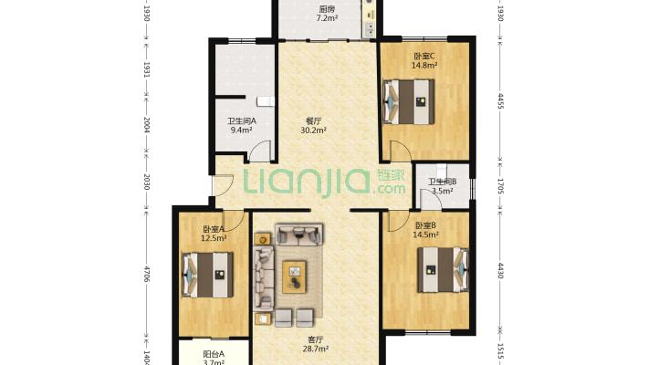 交通小区二手房实景图