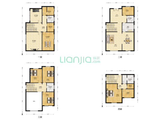 英伦美墅馆 6室2厅4卫 368平方