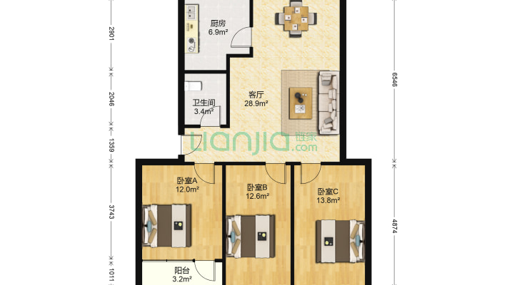 供销社南区二手房实景图