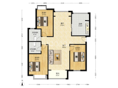 御景园 这样的户型只有72套 在售的只有两套-涿州君临天下御景园户型图