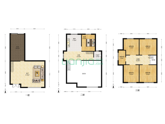翰林府邸 1室1厅1卫 220平方