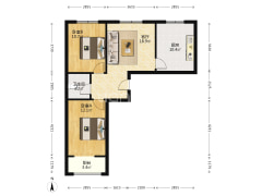 出门繁华地段，就医方便，生活便利，838沿线-涿州北新家园户型图