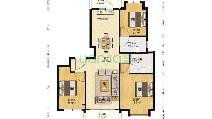 星奕花园二手房实景图