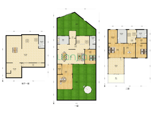 绿地海域乾唐墅 5室1厅4卫 365平方