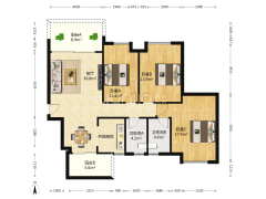 临桂新区 兴荣郡 有证 大三房 带车位-桂林兴荣郡户型图