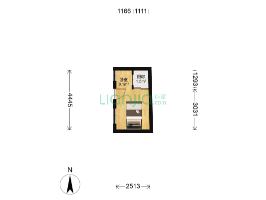 珠光南约 1室0厅0卫 38平方