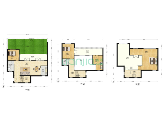 鸥鹏书院 4室1厅2卫 267平方