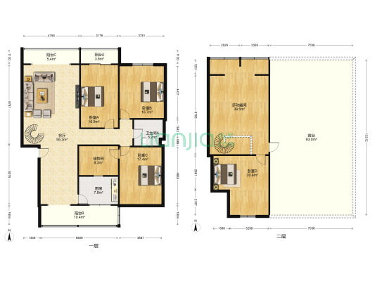 天府苑 5室1厅1卫 171平方