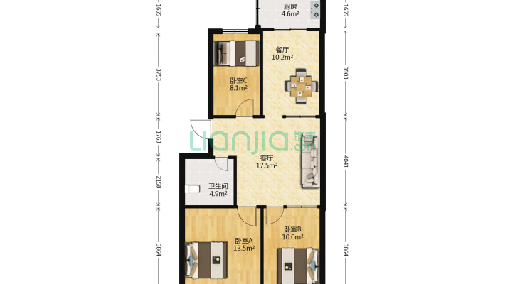 盛隆广场A区二手房实景图