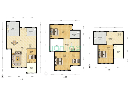 华夏传承府 5室1厅3卫 250平方