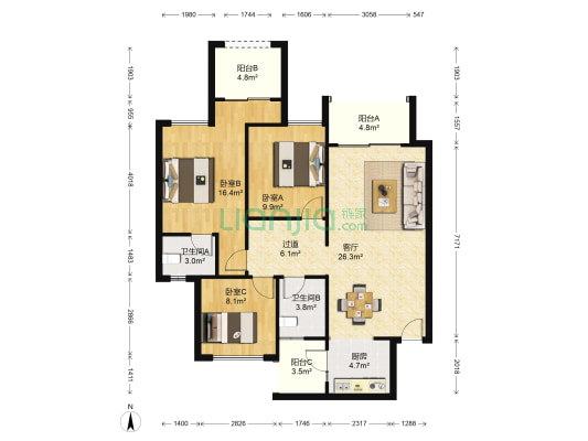 重庆旭城公园府邸房价怎么样旭城公园府邸房源户型图小区车位交通地址