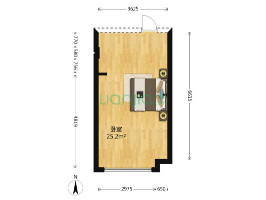 德信大家龙湾大院 1室0厅0卫 42平方