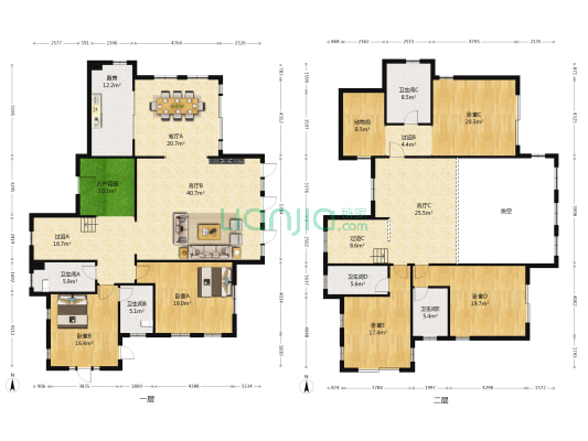 纳帕溪谷 5室3厅5卫 580平方