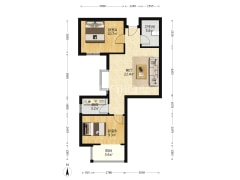 好楼层 采光好无遮挡.收拾的很无干净-涿州天保郦景户型图