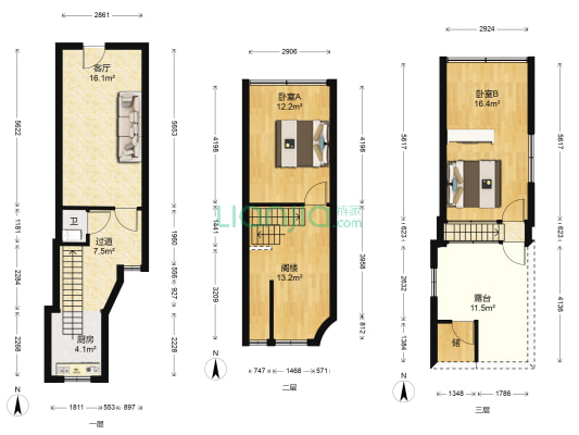 沧河巷 2室1厅1卫 72平方