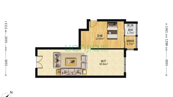 松罗堡街(新苗圃街)二手房实景图