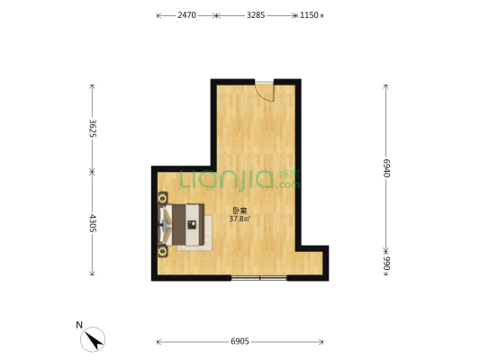 大沙头四马路 1室0厅0卫 42平方