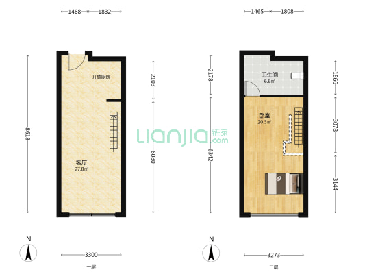 仙林国际 1室1厅1卫 37平方
