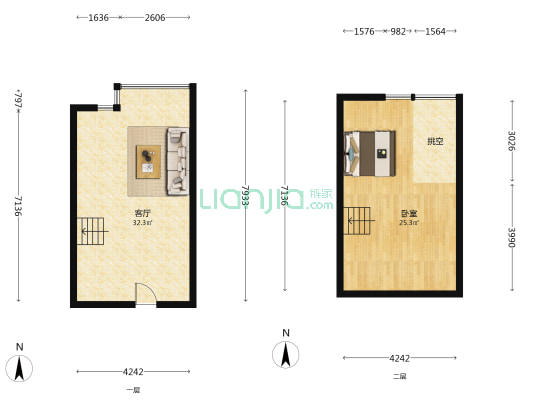 巨汇名住 1室1厅0卫 45平方