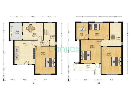 经编东一巷 5室2厅0卫 168平方