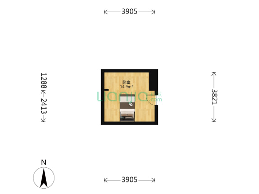 第九空间大厦 1室0厅0卫 21平方