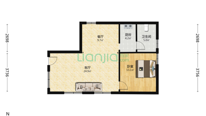 罗一新村二手房实景图