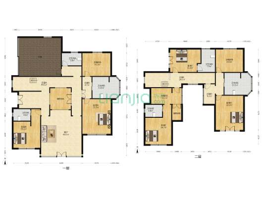 玉山胜境 5室1厅6卫 383平方