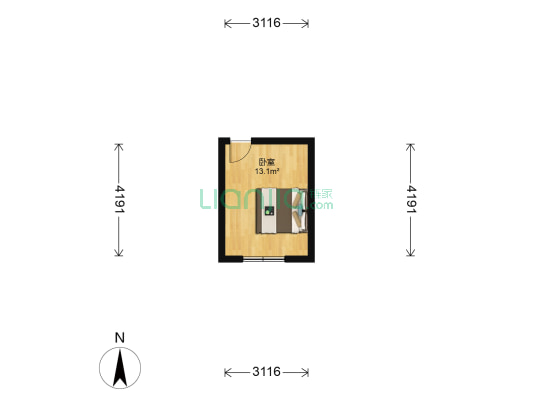 面粉厂家属院 1室0厅0卫 80平方