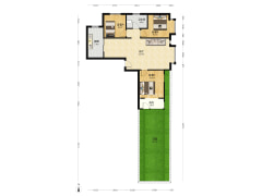 南北通透 一层带院子 满五唯一 税费低-涿州鸿坤理想湾南区户型图