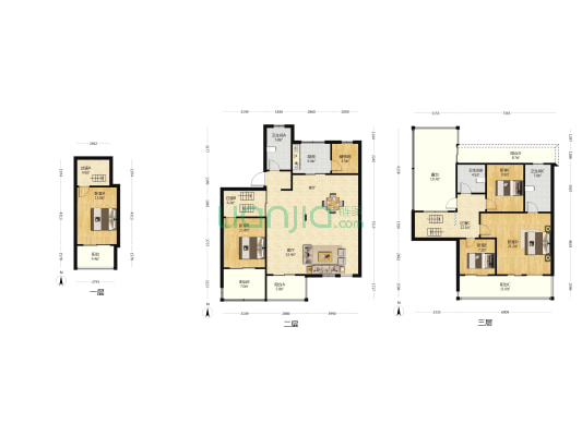 金色华庭 5室1厅3卫 225平方