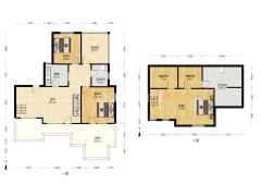 此房精装房  南北通透 全天采光，一梯一户电梯洋房-涿州鸿坤理想湾南区户型图