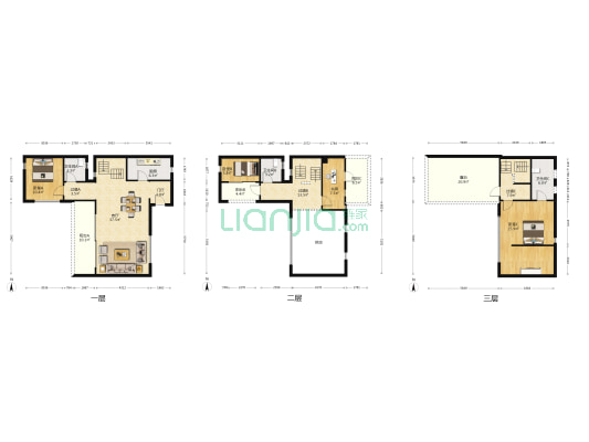 朗基水印三生院香 4室1厅3卫 162平方