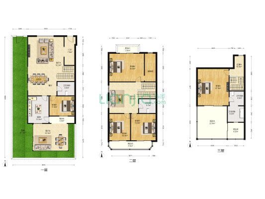嘉年别墅 5室3厅4卫 290平方