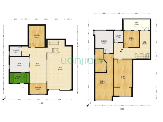 三木家园 3室2厅3卫 202平方