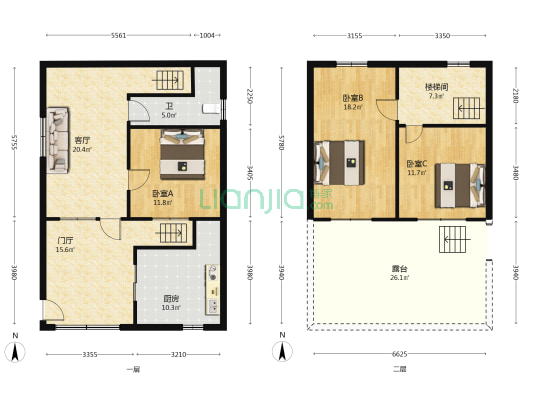 文峰二村路 3室1厅1卫 85平方