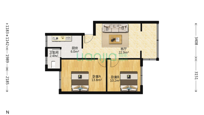 昆重小区二手房实景图