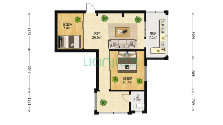 洪化桥二手房实景图