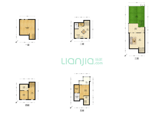 晨曦街洋房 4室2厅2卫 168平方