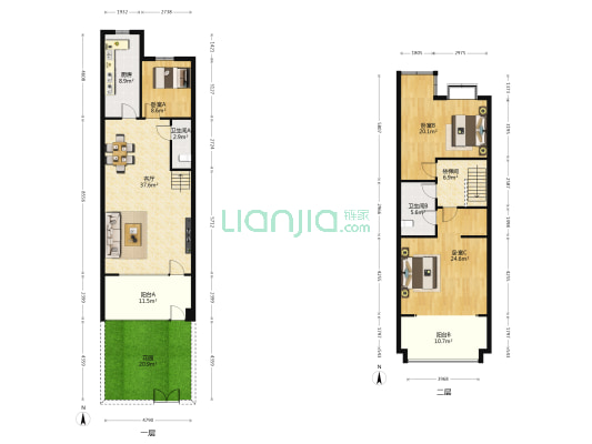 福润山庄建飞花园四期 3室1厅2卫 148平方