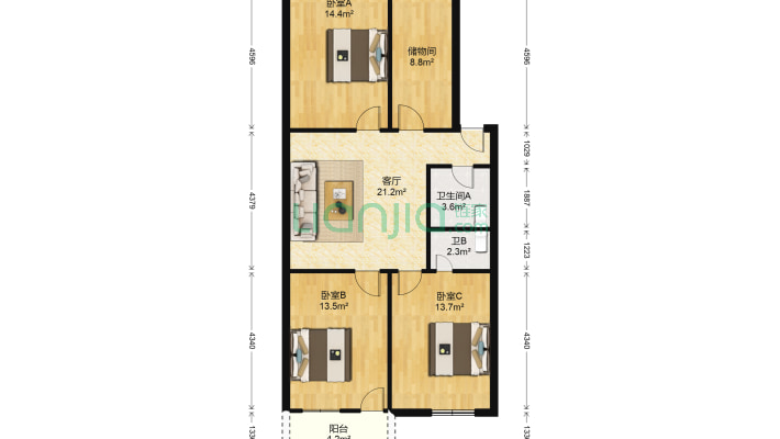 高桥阳光新村二手房实景图